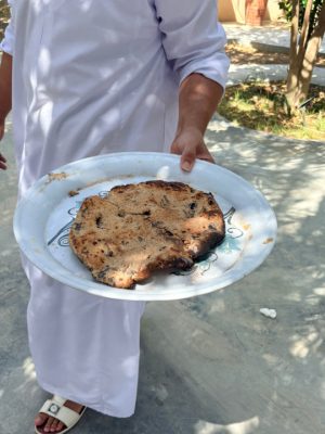 pane cotto sotto terra