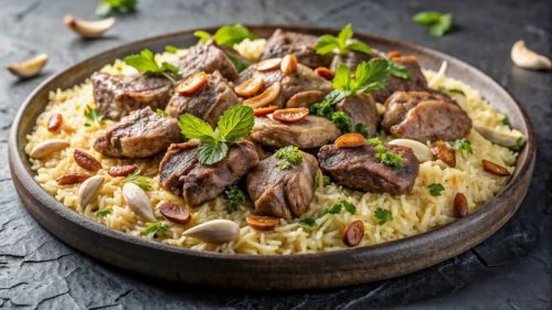 Giordania - mansaf presentazione-rid